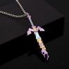 Zeldas Master Sword Necklace Tears of The Kingdom Weapon Model Metal Pendant Necklace For Game Fans Collectible Souvenir Gift
