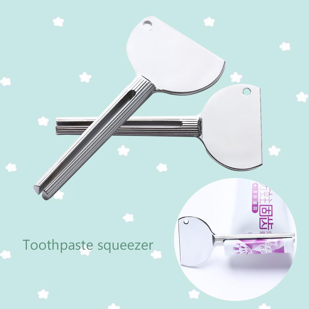 Hair Dye Stainless Steel U Shape Ointment Extruder Toothpaste Squeezer Dispenser Metal Tube