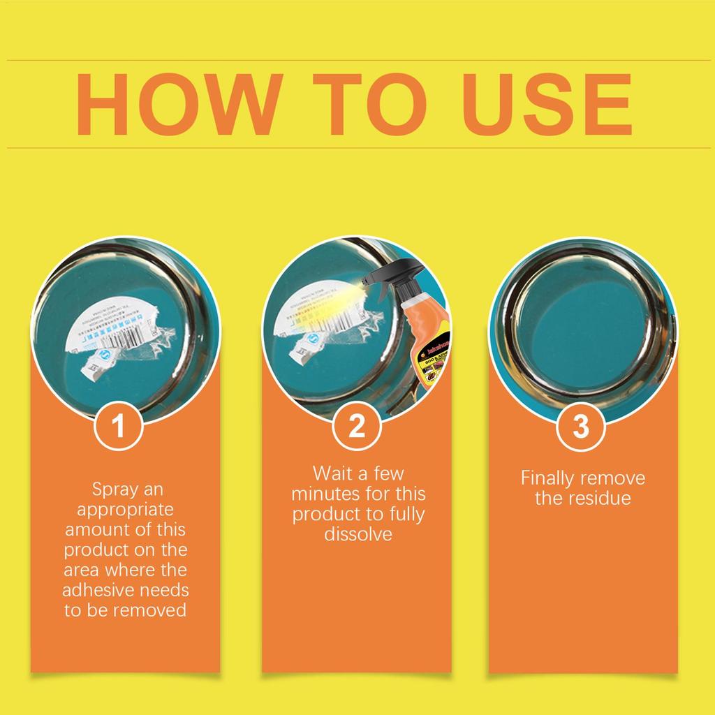 120 мл Средство для удаления клея Спрей для удаления наклеек Многофункциональное средство для удаления клея Очиститель клея Жидкость для удаления двусторонней клейкой ленты