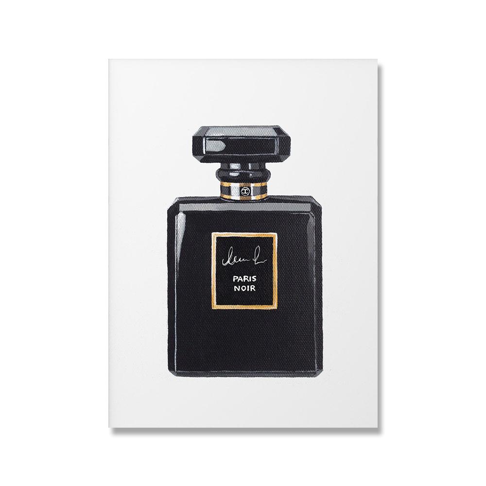 Fashion Coco Quotes Poster Print Woman Perfume Wall Art Canvas Painting Black White Pictures For Living Room Home Decoration