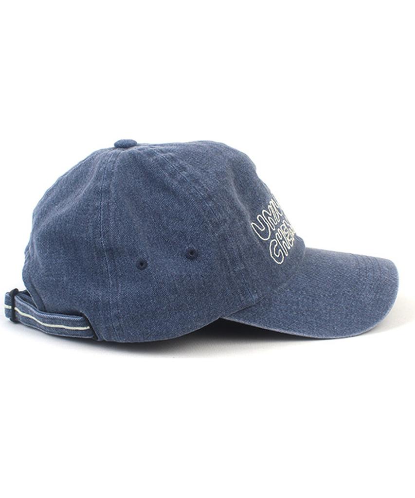 Кепка-бейсболка Yunibeosyeolkemiseuteuli Kitch Pigment Washing Denim