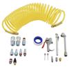 Air Compressor Tire Hose Kit 14in NPT Industrial Connector Quick Connect Fittings Blow Gun Set