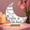 with Wood Base Desktop Ornament Mother's Day Decorative Figurine  Desktop Ornament