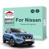 Комплект светодиодного освещения салона для Nissan Qashqai J10 J11 J12 X Trail T30 T31 T32 Kicks Juke Pathfinder R51 R52 Murano Patrol Y61 Y62
