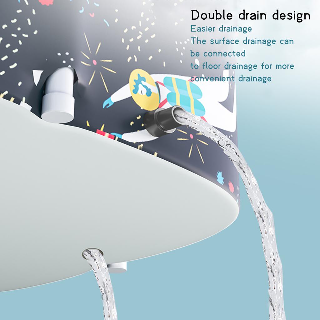 Складная ванна-ведро, портативная, легкая, противоскользящая, прочная, стоячая ванна для дома