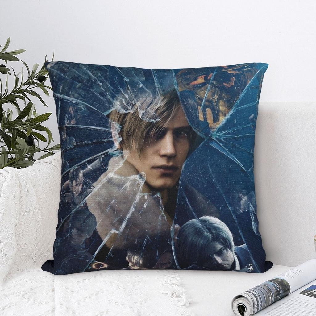 Наволочка с принтом Leon Kennedy Eras Полиэстер Чехол для подушки Декор Подушка-плед Чехол для подушки Домашний Квадратный 45*45см