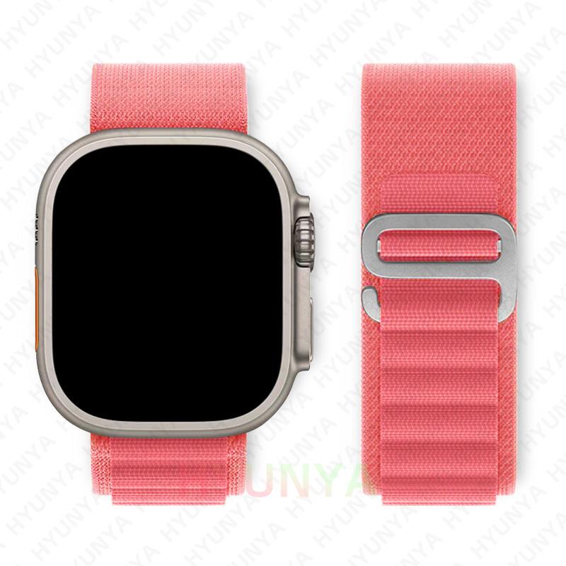 Альпийский ремешок для Apple Watch Band Series 10 9 8 7 SE Ultra 2 41мм 42мм 45мм 46мм 49мм 40мм 44мм IWatch Correa Ремешок Браслет