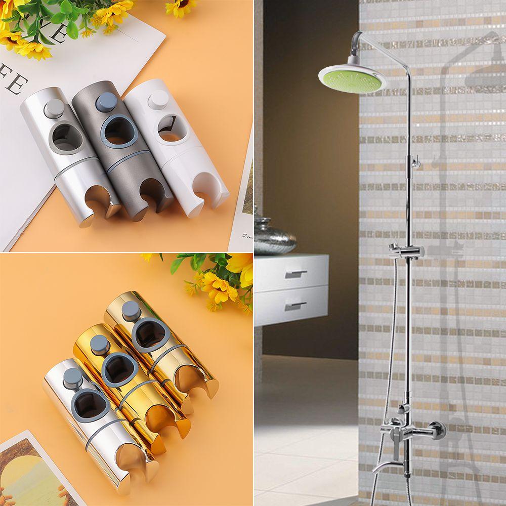 Products Adjustable Bracket ABS Shower Rail Head Slider Holder Shower Head Slider Shower Holder