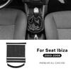 Настоящая мягкая карбоновая наклейка для Seat Ibiza 6l 2003 2004 2005 2006 2007 2008 LHD RHD Ручная коробка передач Панель центральной консоли Декоративная накладка