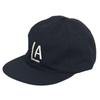 Cooperstown Ball Cap LAP1943 Los Angeles Angels 1943 Logo Cap, Black, New York, Made In the USA