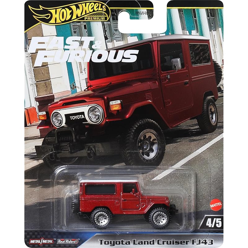 Колеса Hot Wheels) форсаж - toyota land cruiser FJ43 игрушечный автомобиль мини-машина от 3 лет красный HRT96
