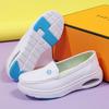 Туфли для медсестер из натуральной кожи, женские, на воздушной подушке, с мягкой подошвой, перфорированные, дышащие, летние, для больниц, с противоскользящим покрытием