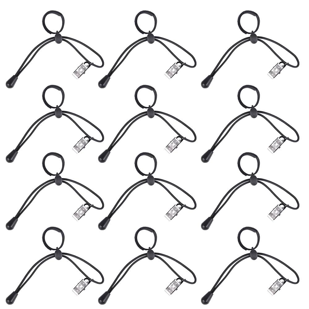 Cord 12 Pack for Photo Photography Background Clamps Muslin String Clips Backdrop Clips Holder