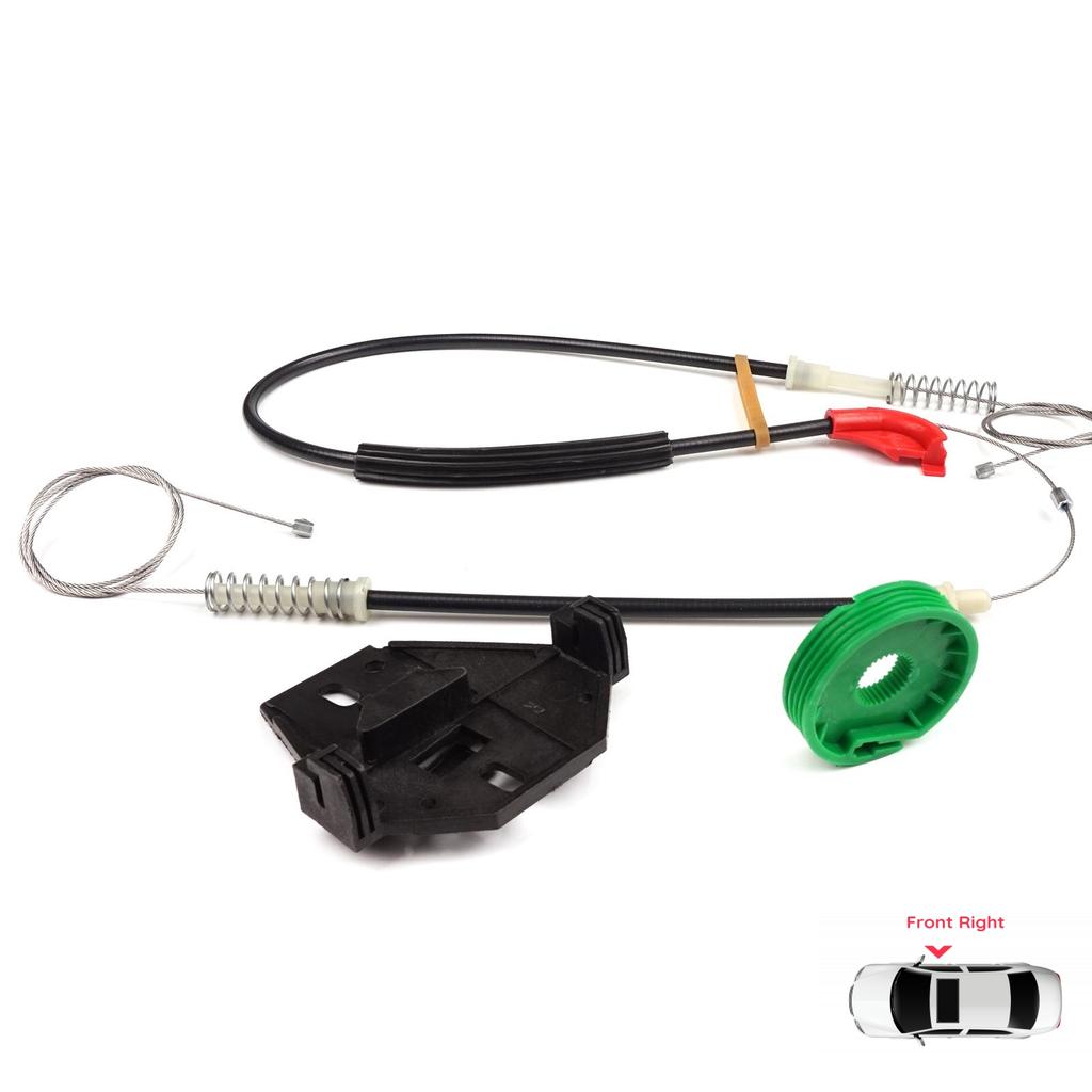 EWR5063 Electric Window Regulator Repair Kit Front Right Door for VW Transporter T4 MK4 Eurovan Caravelle 1990-2003 7D0959802