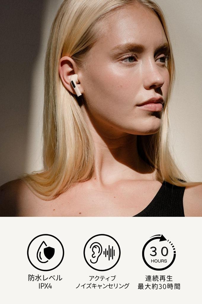 SUDIO N2 PRO Wireless Earphones Canal Type With Microphone iOS Android Compatible IPX4 Level ANC Noise Canceling (Black) (Bluetooth5.3 / / /