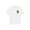 Li-Ning SS22 Sports Trend Series Seasonal Element Print Loose Round Neck T-Shirt Unisex Tops White AHSS327-1