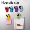 Multi-functional Fridge Magnets Sealing Clips Refrigerator Magnetic Clips for Budget Sheet List Notes Moisture-proof Snack Clip