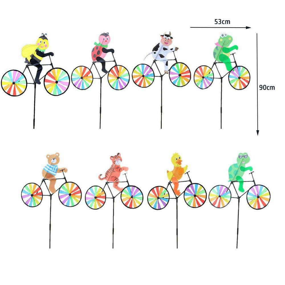 Ветряная мельница для пчелиного сада, газон, декор для двора, ветряная мельница, новый велосипед для животных, ветряная вертушка