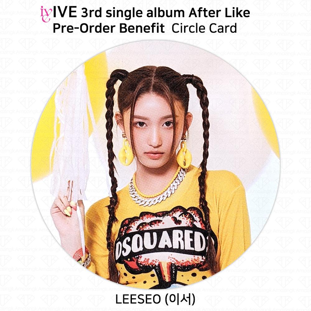 IVE 3rd Single Album After Like Official Photocard Circle Card Postcard KPOP