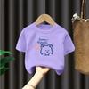 Cartoon Japanese Children's Clothing Boys and Girls Short-sleeved T-shirt Pure Cotton Summer Children Baby 1 Year Old T-shirt Half-sleeved Bear Top