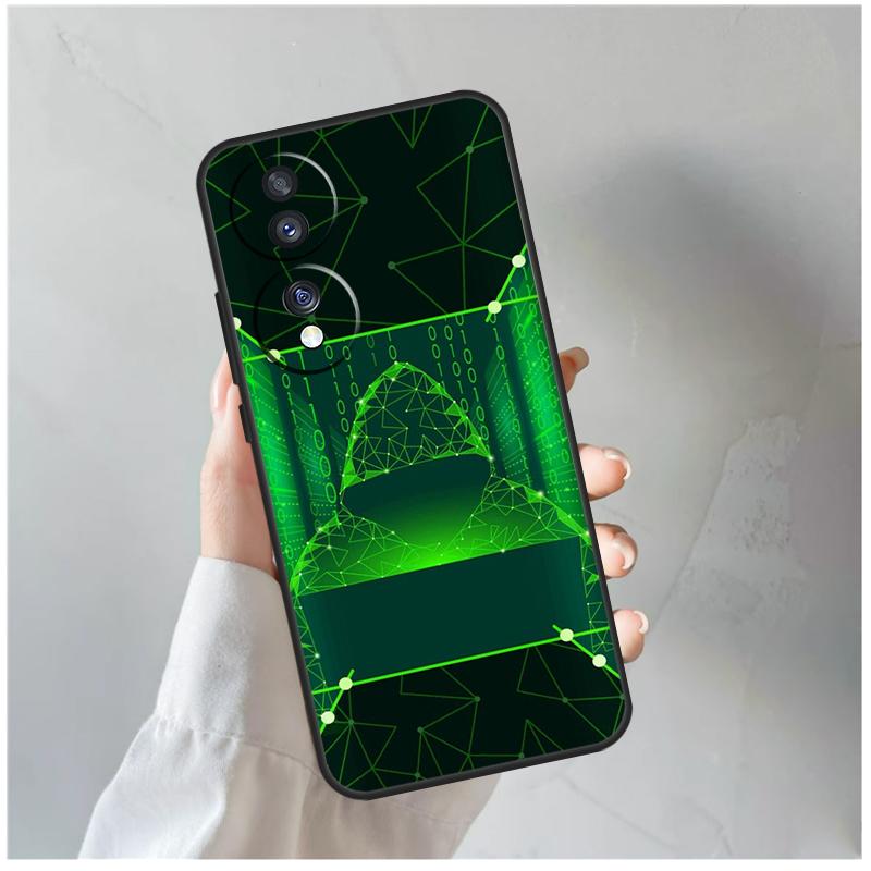 Matrix Hacker For Honor Magic 8 Pro 6 7 Lite Case For Honor Win RT 50 70 90 200 400 X8c X8b X9a X9b X9c X9d