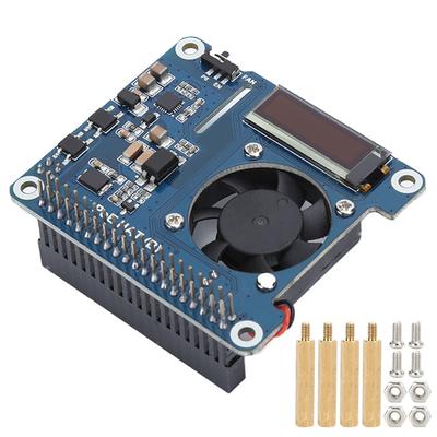 Плата расширения для RPI 4B3B+POE Питание по Ethernet Модуль охлаждения Встроенный вентилятор