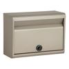 Настенный почтовый ящик Green Life [Сделано в Японии] Сталь, Совместим с форматом A4, Кодовый замок, Титановый серый FH-50DTGY
