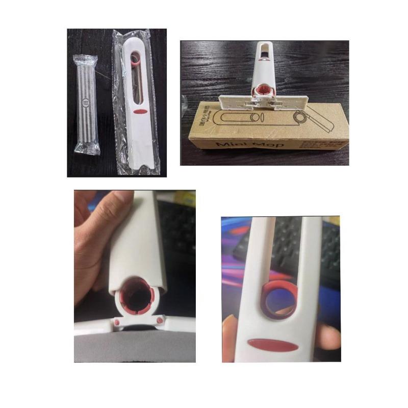 Портативная мини-самовыжимающаяся швабра для влажной и сухой уборки, чудо-швабра, подходящая для ванной комнаты, кухни, рабочего стола, стекла, гостиной, автомобиля