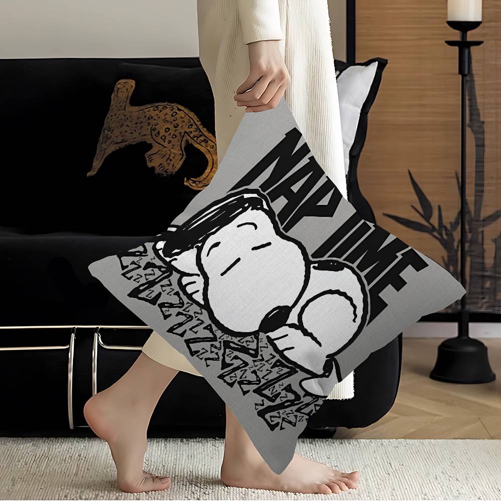 Cute Dog S-Snoopy Cushion Cover Decorative Pillow Sofa Home Decor Case Pillow Cases
