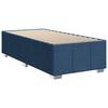 Box Spring Bed with Mattress and Headboard Blue 100 x 200 cm Fabric