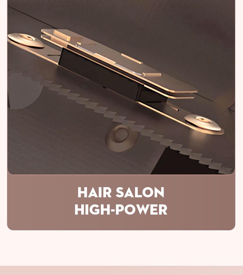 Шестискоростной мощный фен с синим светом для быстрой сушки