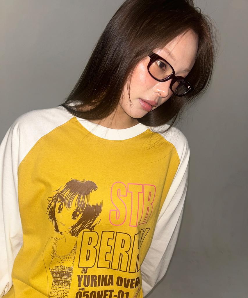 Wondeobijiteo Yurina Реглан Ls-T [Горчичный]