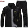 Brand Men's Tracksuit Two Piece Suit Sweatshirt +Sweatpants Casual Training Sport Sportswear Men Set