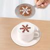 Coffee Art Template Baking Painting Mold Tools Cake Stamping Decorating Stencil for Chocolate