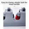 Strong Grip Mop Holder Wall Mounted Bathroom Broom Hanger Home Accessories Mop Fixed Clip  Home Use