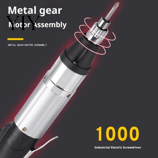 Heavy Duty Screw Tool 220V Electric Screwdriver, Corded Power with High Torque & Variable Electronic Assembly Speed Settings for Home DIY Furniture