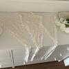 Floral Printed Lace Triangle Scarf Embroidered Embroidered Flower Scarves Butt Curtain  Party
