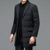 Remove Fashion Scarf  Down Warm Fashion Winter Suit Collar Down Jacket  Men's Coat Plus Size