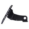 Side Mount Bracket for Motorcycle, Slotted Black Aluminum License Plate Mount with Bolt-On Replacement