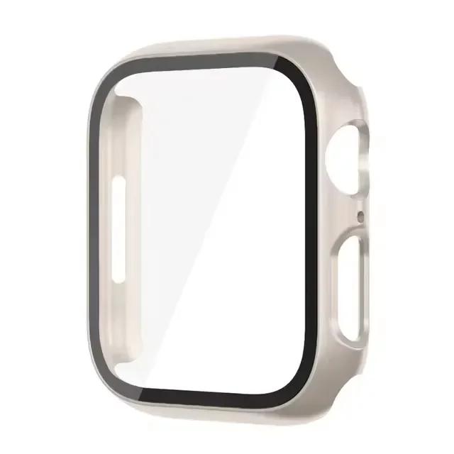 Стекло+Чехол Для Apple Watch 11/10 Чехол 46мм 42мм Ultra 3 2 49мм 44 45мм 41 40мм Защита Экрана Бампер iwatch series 9 8 7 5 SE