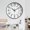 12 Inch Simple Three-dimensional Large Digital Wall Clock Silent and Accurate Wall Clock Suitable for Study Bedroom Living Room