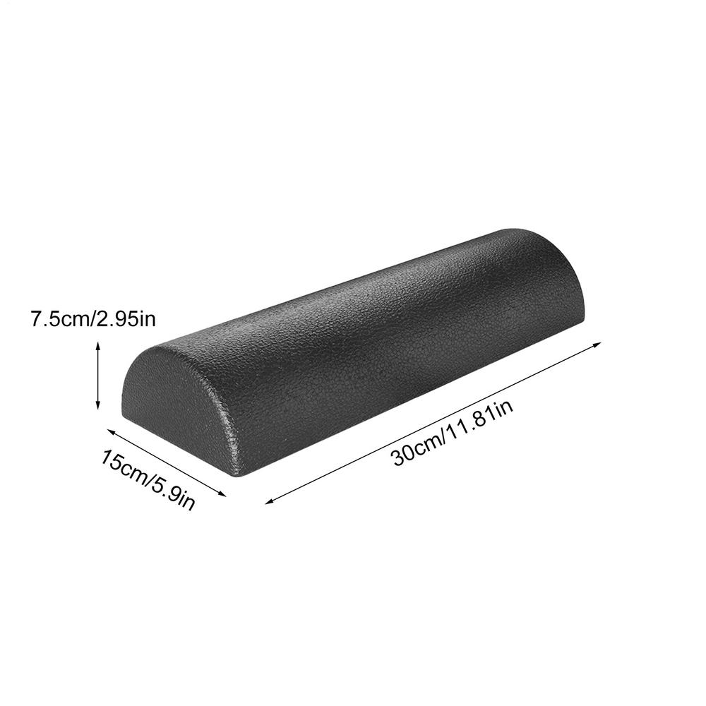 Workout Foam Roller High Density Half Stretching Equipment Body Muscle Foam Roller for Home Gym Studio Pilates Fitness Workout