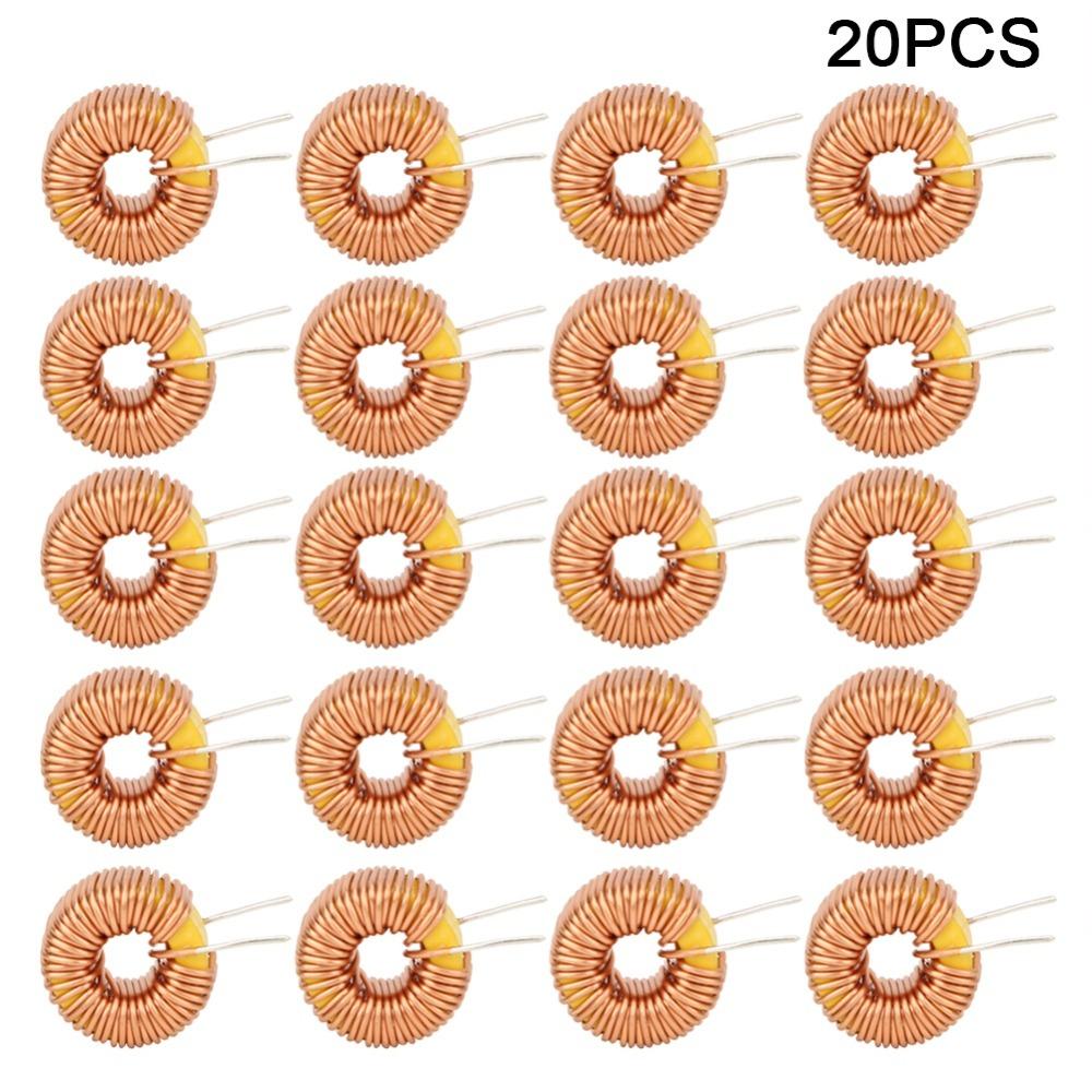 20PCS 100UH Toroid Inductor Wire 0.6mm Toroidal Core Inductors Electronic Components