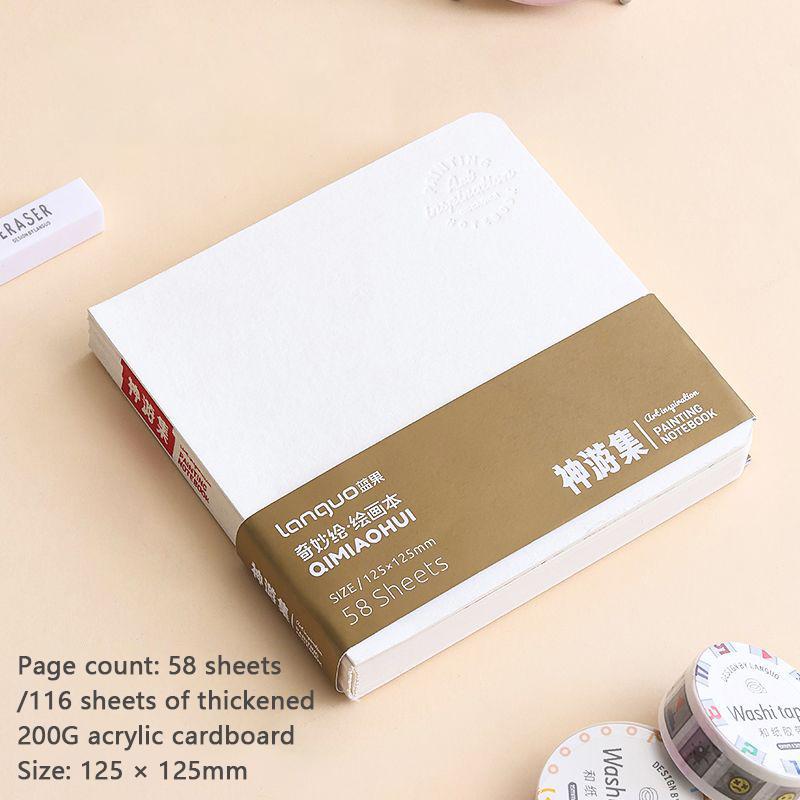 Travel Watercolor Book Mini Portable Sketch Book Medium And Thick Texture Cover Art Student's Painting Art Supplies