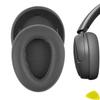 Geekria QuickFit Earpads Compatible with JLab JBuds Lux ANC Wireless Ear Cups Headphones, Pads/Ear (Protein Leather/Graphite)