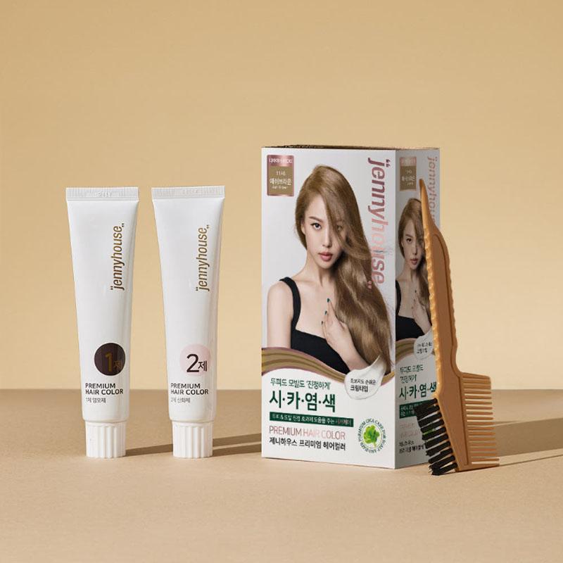 Jenny House Premium Hair Color Cream – Ash Brown (11AB)