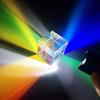 Funny Mixing Color Cube Sun Catcher Rainbow Crystal Cubes Optical Dispersion Prism  Office
