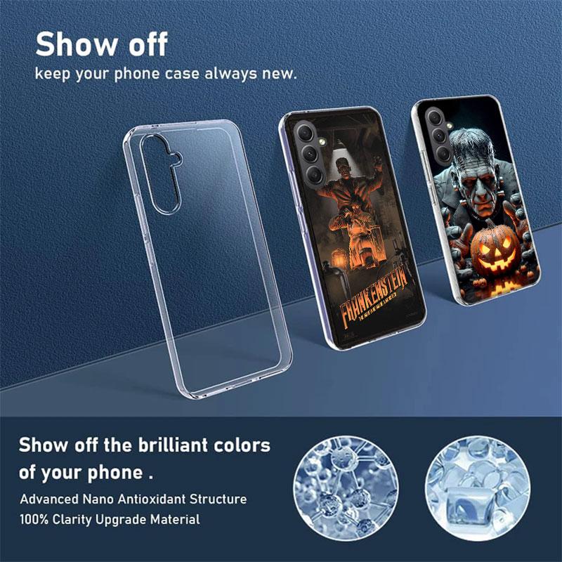 Horror F-Frankenstein Phone Case for Samsung A17 A37 A57 A07 A16 A26 A36 A56 A06 A02S A12 A22 A32 A52S A04S A14 A24 A34 A54 A03