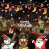 Merry Christmas Window Stickers Christmas Decorations for Home Wall Glass Stickers New Year Home Decals Decor