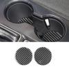 2pcs Car Center Console Cup Holder Decoration Cover Trim Stickers for Honda Civic  Auto Interior Accessories Carbon